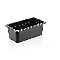 Гастроемкость поликарбон GN 1/4-100, цвет черный, GASTROPLAST GNP-14100/B