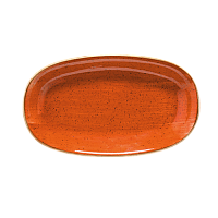 Тарелка овальная 24х14 см AURA TERRACOTA GOURMET BONNA ATCGRM 24OKY