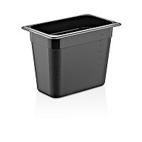 Гастроемкость поликарбон GN 1/3-200, цвет черный, GASTROPLAST GNP-13200/B