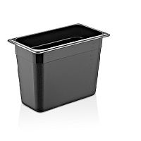 Гастроемкость поликарбон GN 1/4-200, цвет черный, GASTROPLAST GNP-14200/B