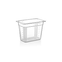 Гастроемкость поликарбон GN 1/4-200, цвет прозрачный, GASTROPLAST GNP-14200
