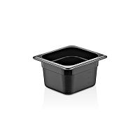 Гастроемкость поликарбон GN 1/6-100, цвет черный, GASTROPLAST GNP-16100/B