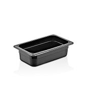 Гастроемкость поликарбон GN 1/4-65, цвет черный, GASTROPLAST GNP-1465/B