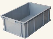 Контейнер пластиковый 40*60*22 см серый